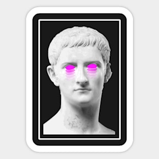 Aesthetic Greek Bust | Vaporwave Sticker